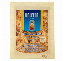 FETTUCCINE PASTA EGG DE CECCO 250 GR