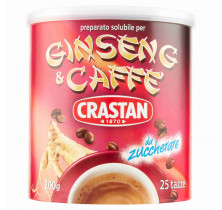 GINSENG & CAFFE'SOLUBILE NO ZUCCHERO CRASTAN 200 G