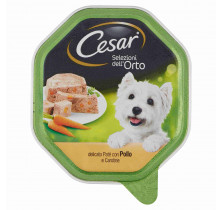 PATE'CANE CHICKEN/CARROTS CESAR 150 GR