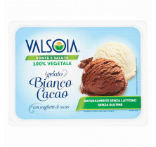 VALSOIA GLACE BLANC/CACAO 500 GR