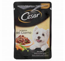 CIBO CANE DELICIAS HUHN/GEMÜSE CESAR 100 GR