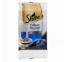 CAT FOOD DELICES SELEZ.MARE SHEBA 50 GR x 6