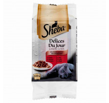 CAT FOOD DELICES SELECTED TASTY SHEBA 50 GR x 6