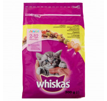 CAT CROQUETTES JUNIOR CHICKEN WHISKAS 300 GR