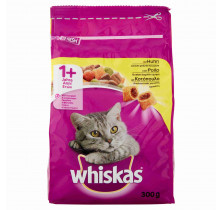 CAT CROQUETTES ADULT 1+ CHICKEN WHISKAS 300 GR