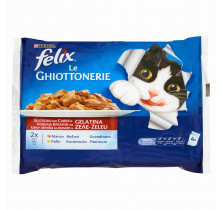 CAT FOOD DELICACIES MAN/POL FELIX 85 GR x 4