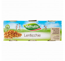 LENTILS VALFRUTTA TIN 400 GR x 3