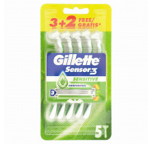 RASOIR GILLETTE SENSOR3 SENSITIVE 3+2