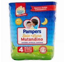 PAÑALES SOL Y LUNA PANTALONES MAXI X15 PAMPERS