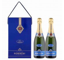 CHAMPAGNE BRUT ROYAL TWIN POMMERY 75 CL x 2