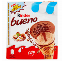 CONE BUENO GELATO CLASSIC KINDER 248 GR x 4