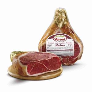 VERONI "RUBINO" PRESSED RAW HAM (per kg)