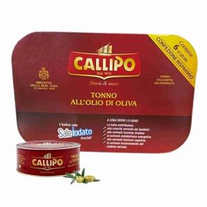 ATÚN EN ACEITE DE OLIVA CALLIPO 70 GR x 6