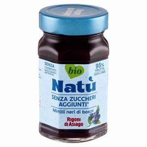 NATU' JAM S/Z BLACKBERRIES RIGONI 240 GR