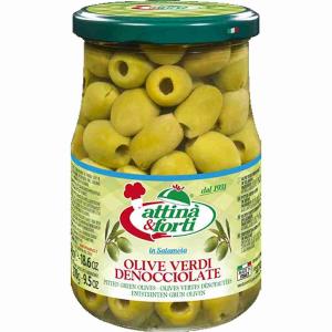 ATTINA' PITTED GREEN OLIVES IN BRINE 314 ML