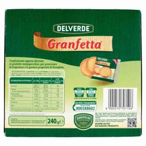 GOLDEN GRANFETTA 16X2 FETTE DEL VERDE 240 GR