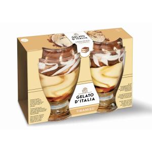 COUPE GLACÉE TIRAMISU GELATO D'ITALIA 90 GR x 2