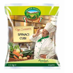 SPINACH DICED LARGE BASKETS AGRIFOOD 2.5 KG