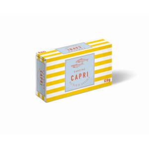 SARDINES À L'HUILE DE TOURNESOL CAPRI 120 GR