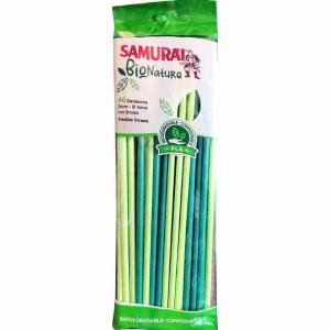 ORGANIC STRAWS WITH SAMURAI JOINT x 40