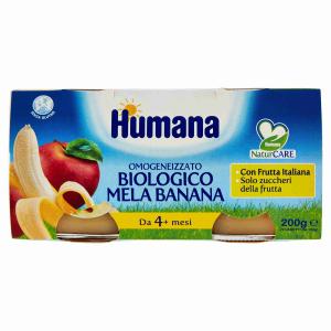 OMO FRUITS BIO POMME BANANE HUMAINE 100X2 PCS