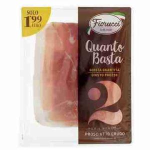 JAMÓN CRUDO 2 PERSONAS FLASH 1,99 FIORUCCI 85