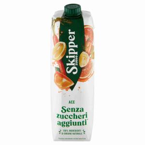 ZUMO DE FRUTA SIN AZÚCAR SKIPPER ACE ZUEGG 1 LT