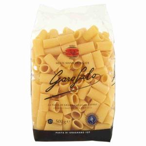 PASTA MEDIAS MANGAS ACANALADA 32 GAROFALO 500 GR