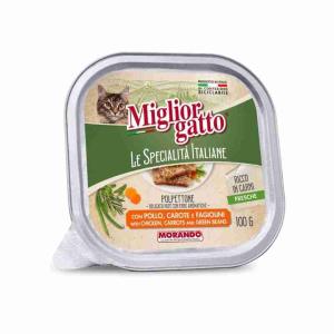 PATE'GATTO SPEC. HUHN/AUTO/FAG BEST CAT 100 G