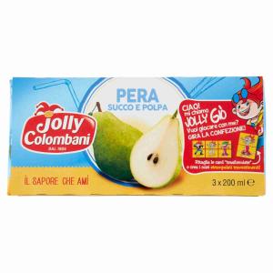 NÉCTAR DE PERA JOLLY COLOMBANI 200 ML x 3UDS