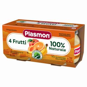 OMO FRUIT 4 FRUITS PLASMON 80 GR x 2