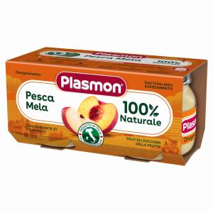 OMO FRUCHT PFIRSICH-APFEL PLASMON 80 GR x 2