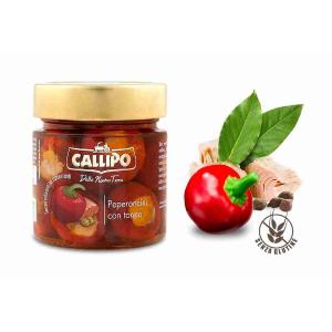 CHILLI PEPPERS WITH TUNA CALLIPO 225 GR