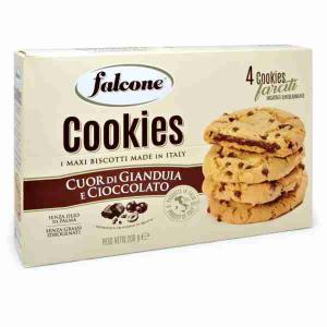 BISCUITS COEUR GIANDUIA/CHOCOLAT FALCONE 200 GR