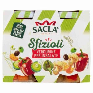 GEMÜSE FÜR SALAT SFIZIOLI' SACLA' 110 GR x 2