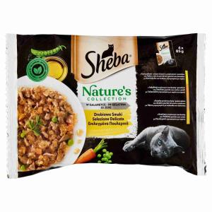 KATZENFUTTER DELICATE SELECTION SHEBA 85 GR x 4