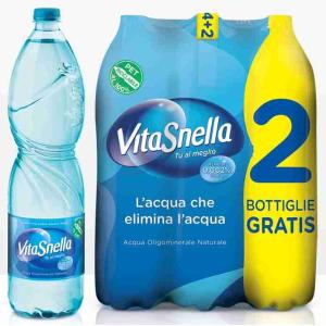 EAU NATURELLE VITASNELLA (4+2 GRATUITS) 1,5 LT
