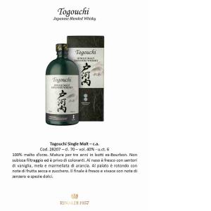 WHISKY MALTA AST. TOGOUCHI 70 CL