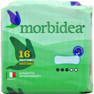 ABSORBENTES ULTRA ANATÓMICOS MORBIDEA FAS 16 UDS