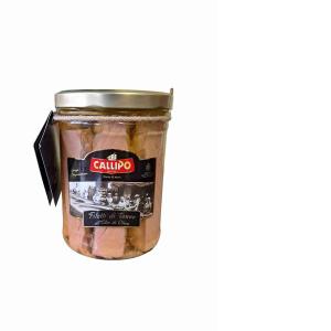 TUNA FILLETS OLIVE OIL GLASS CALLIPO 820 GR