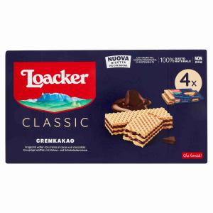 WAFER CLASSIC CREMKAKAO LOACKER 45 GR x 4