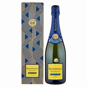 CHAMPAGNE BRUT MONOPOLE BLUE TOP CASE HEIDSIEC