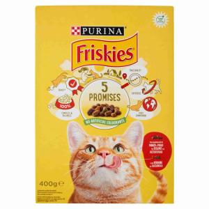 CAT CROQUETTES HAND/POL/GREEN FRISKIES 400 GR