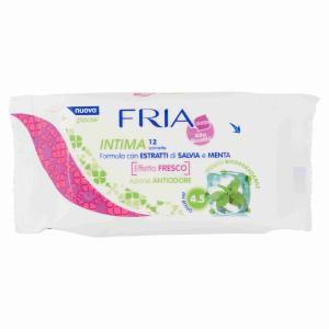 LINGETTES INTIMES PARFUMÉES FRIA x 12