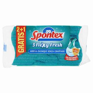 ESPONJA ABRASIVA FLEXI FRESH 2+1 SPONTEX