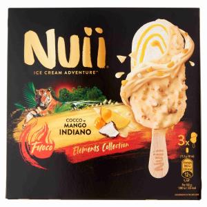 HELADO DE PALO DE COCO/MANGO INDIO NUII 214 GR x 3