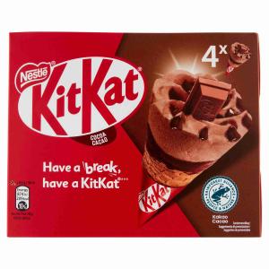 KIT KAT EISCREME-KAKAO-KEGEL 254 GR x 4