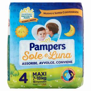 COUCHES SOLE E LUNA MAXI PAMPERS x 17