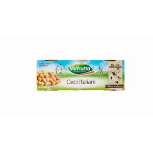 CHICKPEAS VALFRUTTA TIN 400 GR x 3