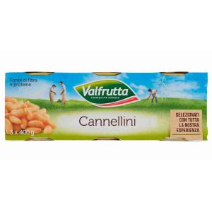 CANNELLIN BEANS VALFRUTTA 400 GR x 3